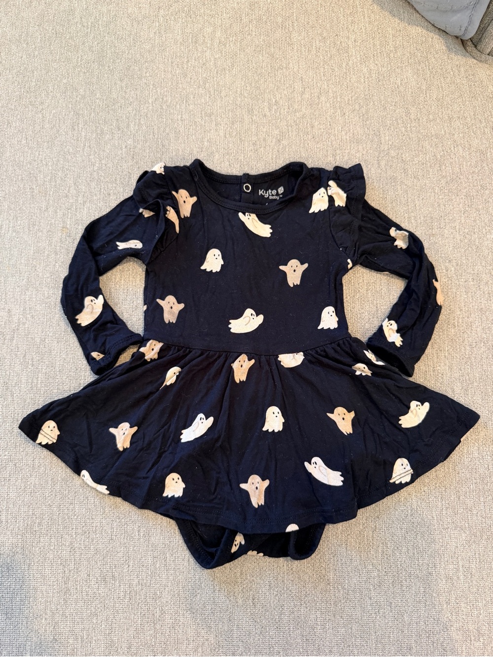 Kyte Baby Ghost Swing Dress with Bodysuit 6-12 month